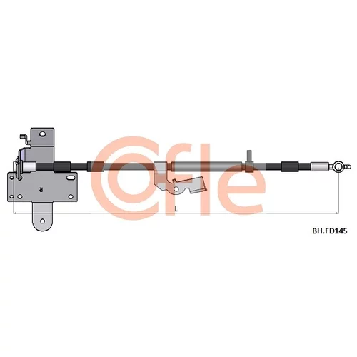 Brzdová hadica COFLE 92.BH.FD145