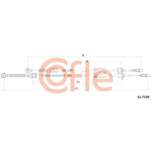 Lanko ručnej prevodovky COFLE 12.7239