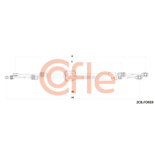Lanko ručnej prevodovky COFLE 2CB.FO019