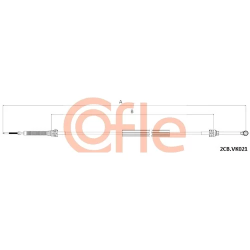 Lanko ručnej prevodovky COFLE 2CB.VK021