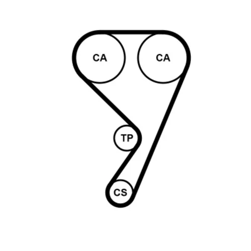 Ozubený remeň CONTINENTAL - CONTITECH CT1189 - obr. 1