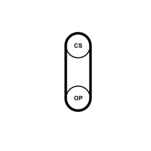 Ozubený remeň CONTINENTAL - CONTITECH CT1218 - obr. 1