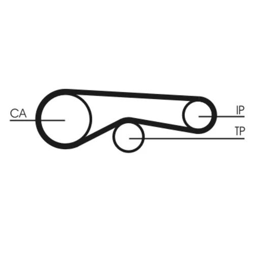 Ozubený remeň CONTINENTAL - CONTITECH CT1239 - obr. 1