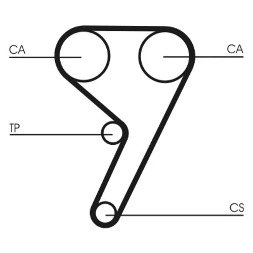 Sada ozubeného remeňa CT881K3 (CONTINENTAL - CONTITECH) - obr. 1