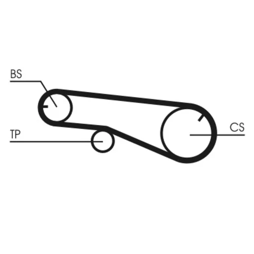 Ozubený remeň CONTINENTAL - CONTITECH CT1141 - obr. 1