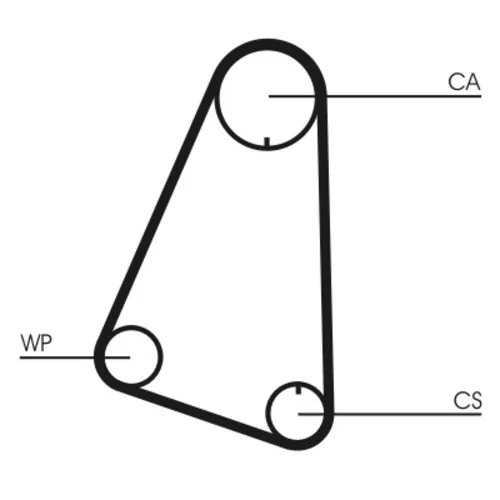 Vodné čerpadlo + sada ozubeného remeňa CONTINENTAL - CONTITECH CT633WP1 - obr. 1