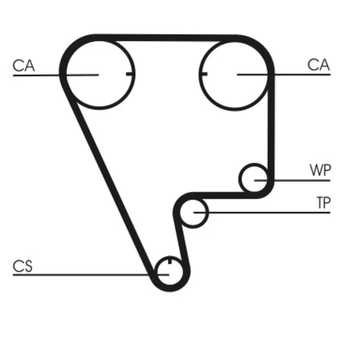 Ozubený remeň CONTINENTAL - CONTITECH CT794