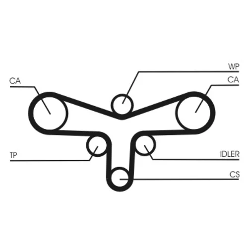 Vodné čerpadlo + sada ozubeného remeňa CONTINENTAL - CONTITECH CT920WP4 - obr. 2