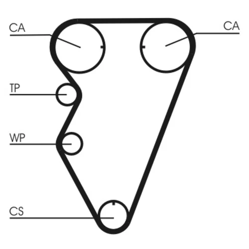 Vodné čerpadlo + sada ozubeného remeňa CONTINENTAL - CONTITECH CT974WP1 - obr. 1