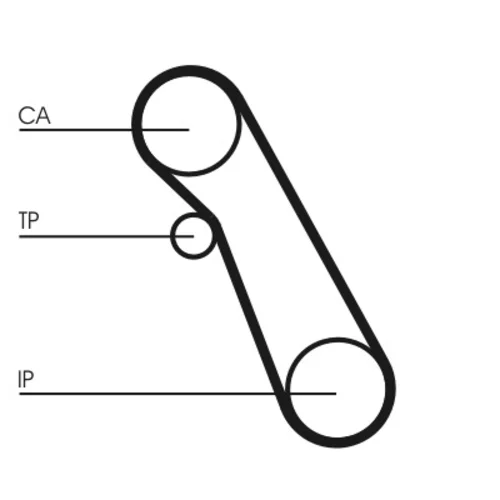 Ozubený remeň CONTINENTAL - CONTITECH CT983 - obr. 1