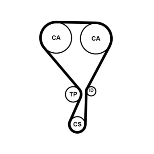 Ozubený remeň CT1228 (CONTINENTAL - CONTITECH) - obr. 1