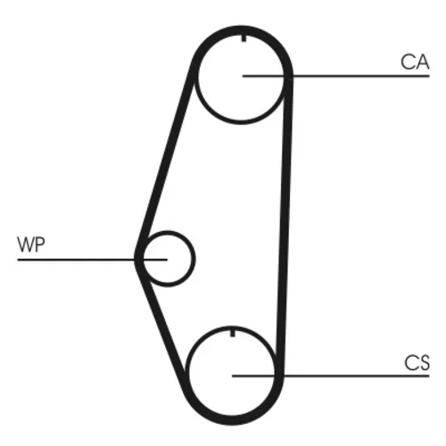 Ozubený remeň CONTINENTAL - CONTITECH CT629 - obr. 1