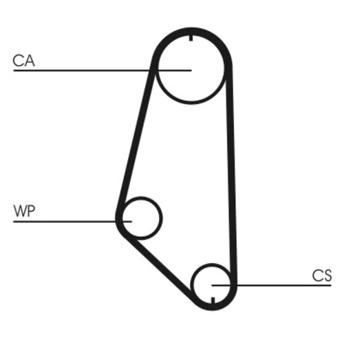 Ozubený remeň CONTINENTAL - CONTITECH CT720