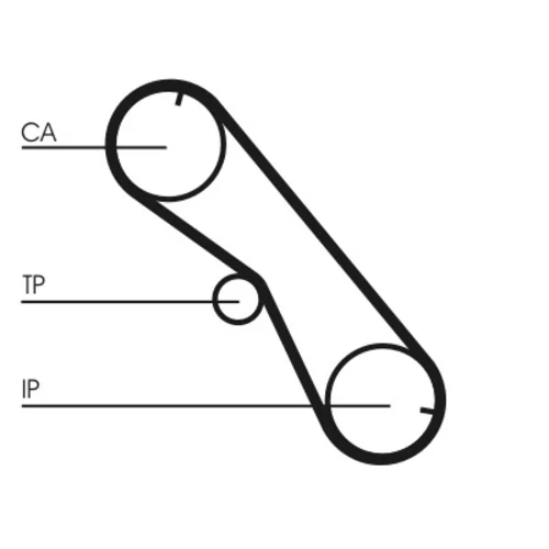 Ozubený remeň CONTINENTAL - CONTITECH CT1089 - obr. 1