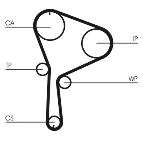 Vodné čerpadlo + sada ozubeného remeňa CONTINENTAL - CONTITECH CT1064WP2 - obr. 1