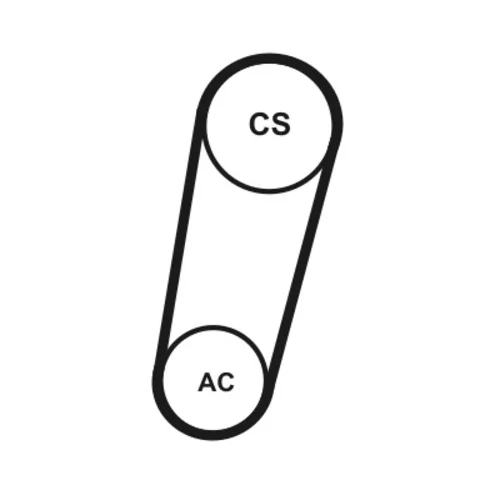 Ozubený klinový remeň - Sada CONTINENTAL - CONTITECH 5PK705 ELAST T1