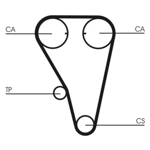 Ozubený remeň CONTINENTAL - CONTITECH CT803