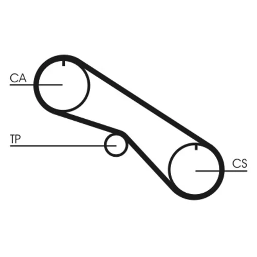 Ozubený remeň CONTINENTAL - CONTITECH CT1082