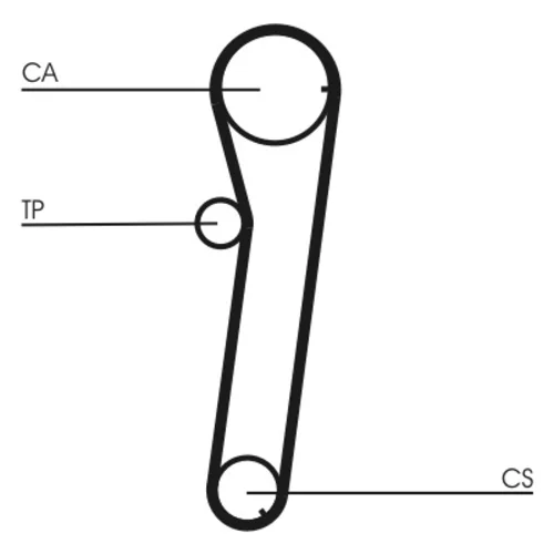 Ozubený remeň CONTINENTAL - CONTITECH CT739