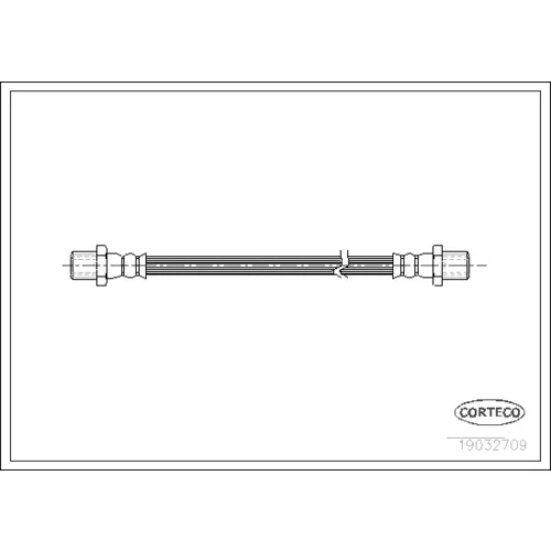 Brzdová hadica CORTECO 19032709