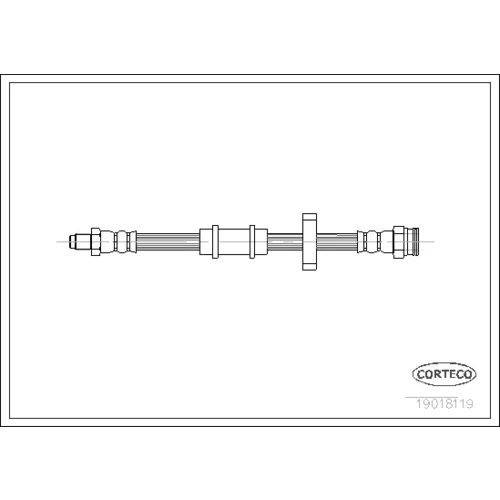 Brzdová hadica CORTECO 19018119 - obr. 3