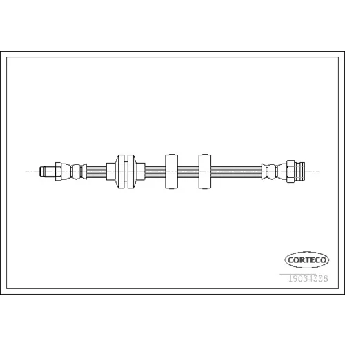 Brzdová hadica CORTECO 19034338