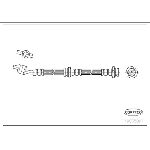 Brzdová hadica 19035087 /Corteco/