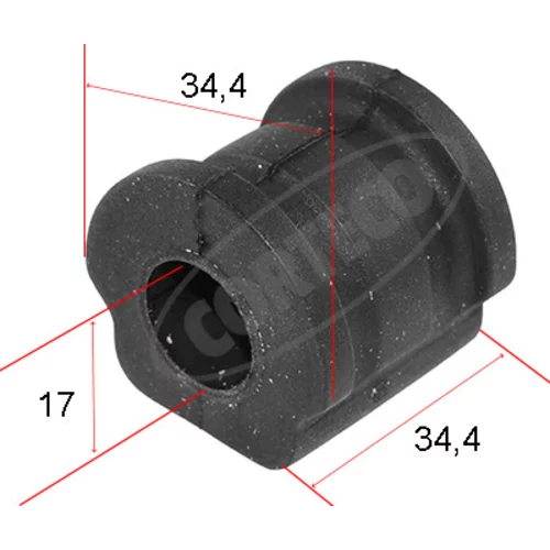 Uloženie priečneho stabilizátora CORTECO 80005458