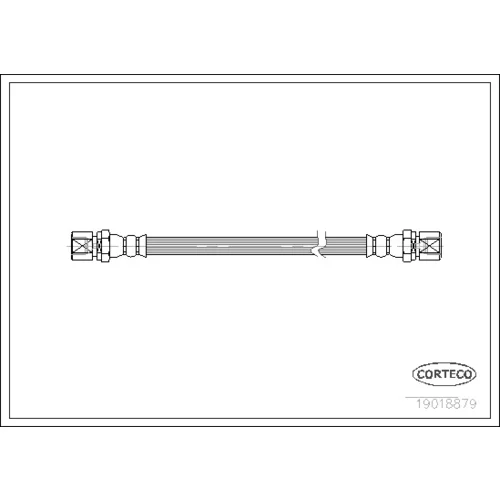Brzdová hadica CORTECO 19018879
