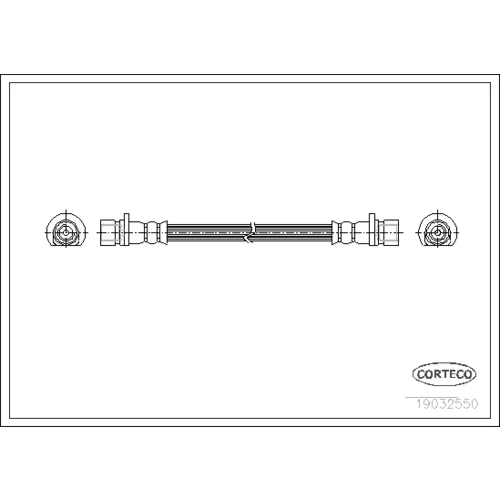 Brzdová hadica CORTECO 19032550