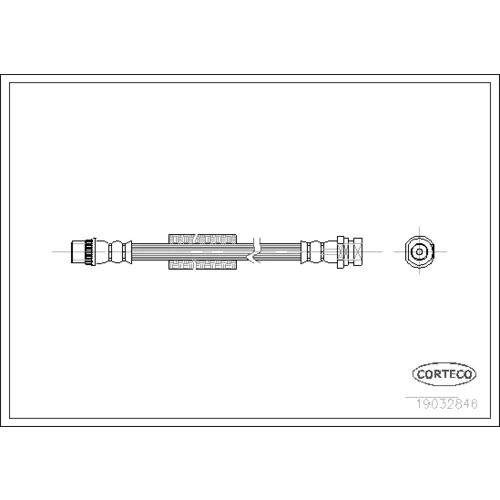 Brzdová hadica CORTECO 19032846