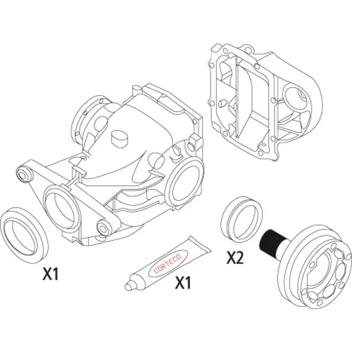 Sada tesnení diferenciálu CORTECO 19535823