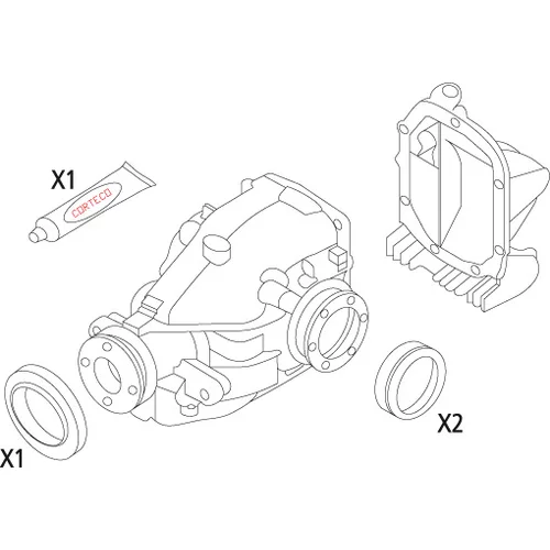 Sada tesnení diferenciálu CORTECO 19535823 - obr. 4