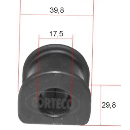 Uloženie priečneho stabilizátora CORTECO 49371775