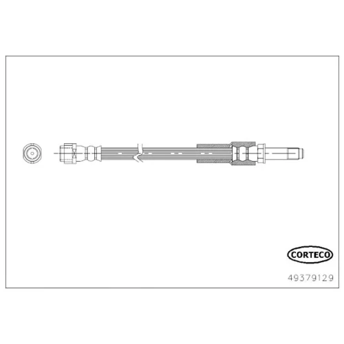 Brzdová hadica CORTECO 49379129