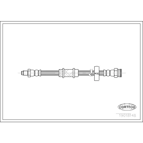 Brzdová hadica CORTECO 19018148