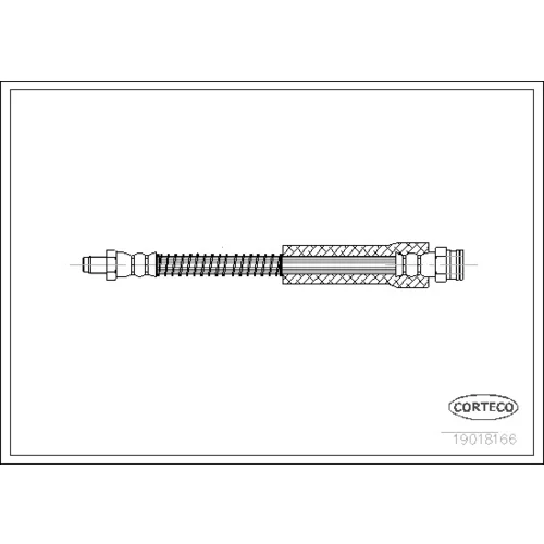 Brzdová hadica CORTECO 19018166