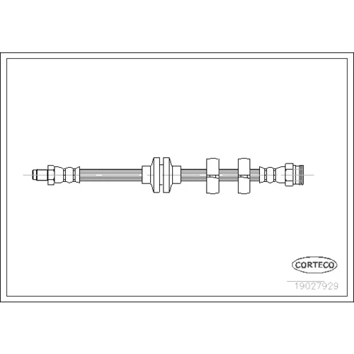 Brzdová hadica CORTECO 19027929