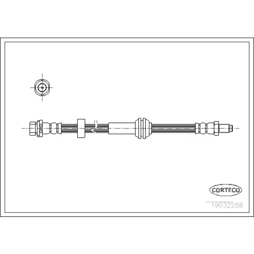Brzdová hadica 19032288 /Corteco/