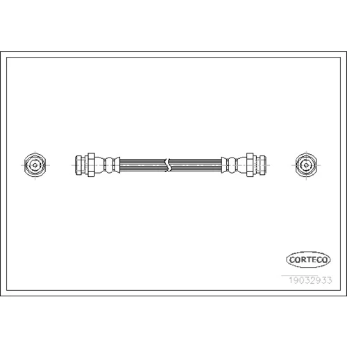Brzdová hadica CORTECO 19032933