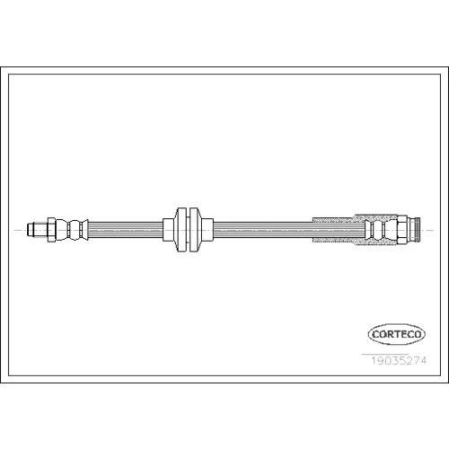 Brzdová hadica CORTECO 19035274