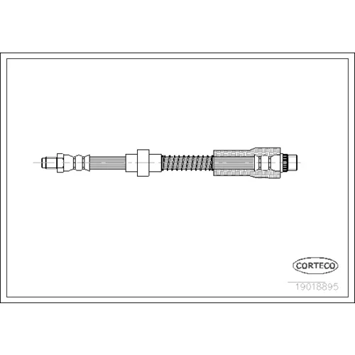Brzdová hadica CORTECO 19018895