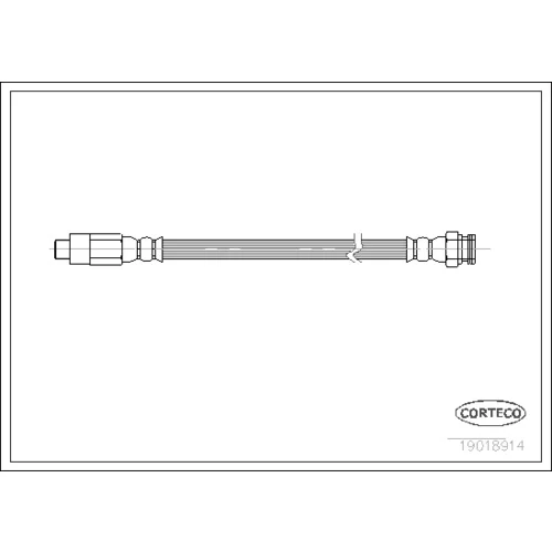 Brzdová hadica CORTECO 19018914