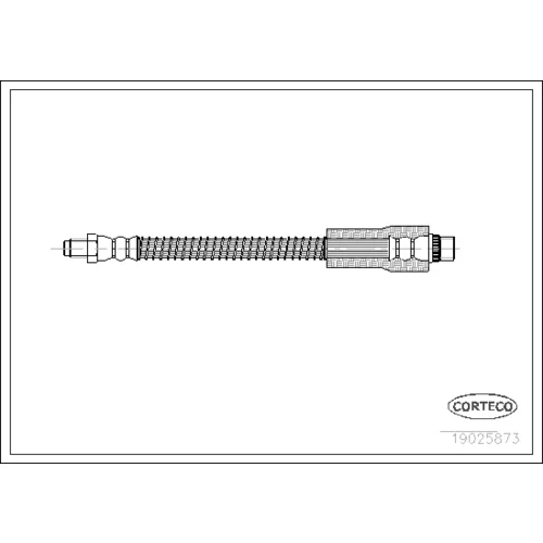 Brzdová hadica CORTECO 19025873