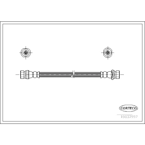 Brzdová hadica 19032997 /Corteco/
