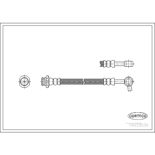Brzdová hadica CORTECO 19033030