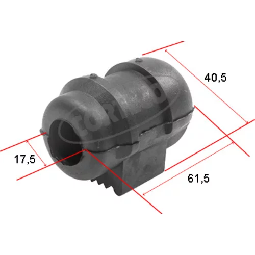 Uloženie priečneho stabilizátora CORTECO 80000116