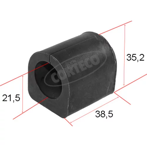 Uloženie priečneho stabilizátora CORTECO 80005442