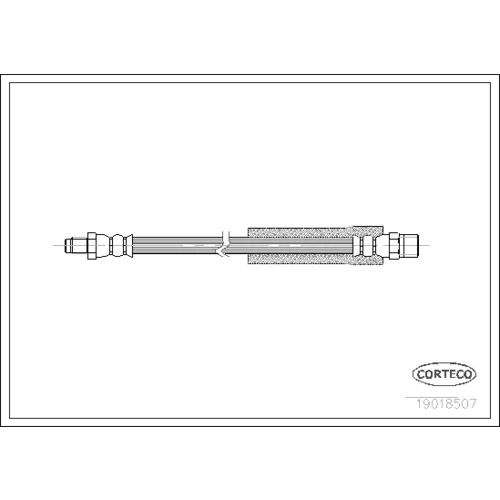 Brzdová hadica CORTECO 19018507 - obr. 1