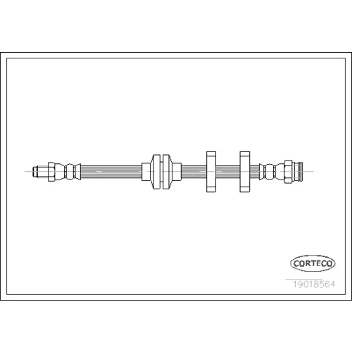 Brzdová hadica 19018564 /Corteco/